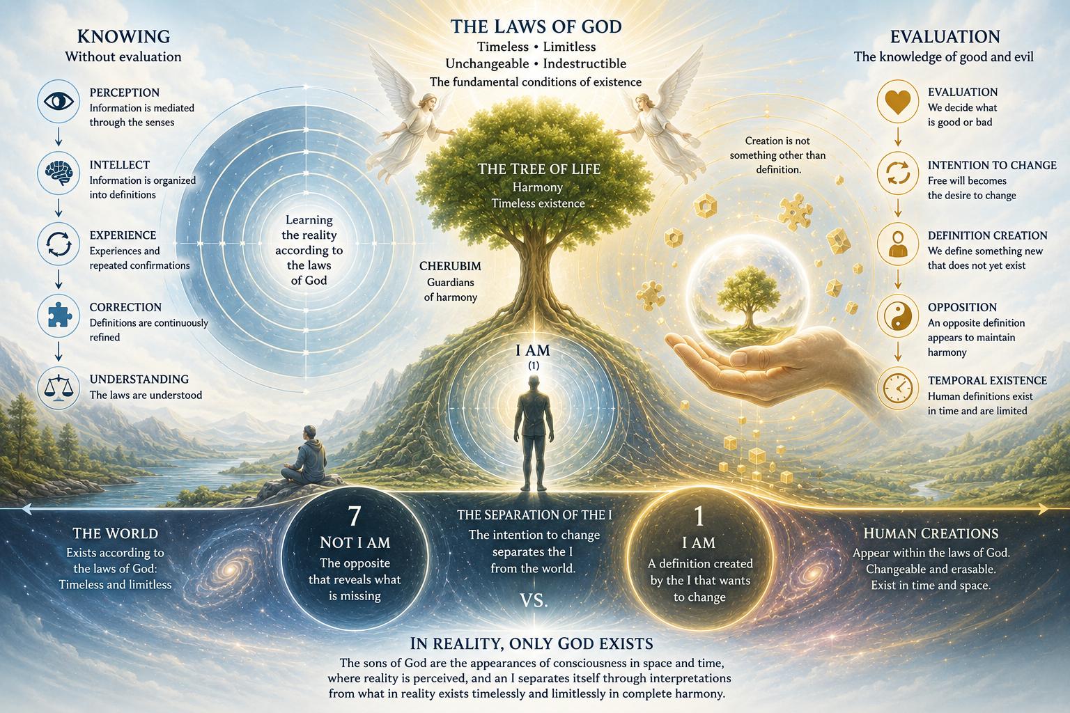 Genesis logic illustration for the essay „In the Image of God”